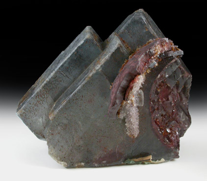 Barite on Hematite from Egremont, West Cumberland Iron Mining District, Cumbria, England