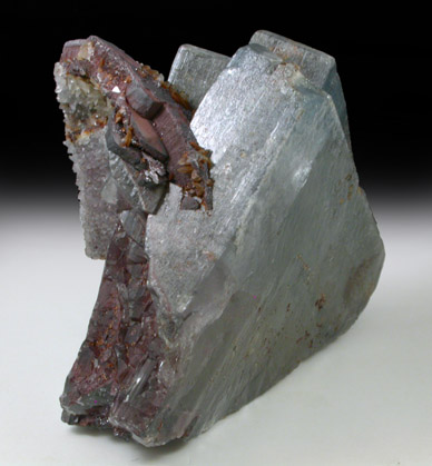 Barite on Hematite from Egremont, West Cumberland Iron Mining District, Cumbria, England