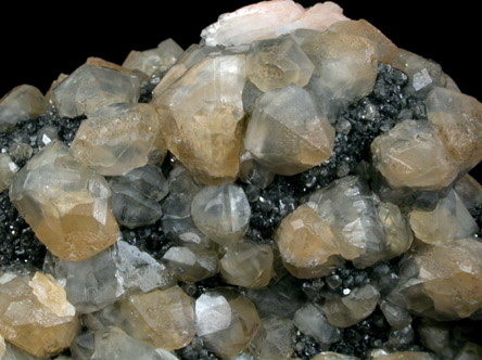 Cerussite, Barite, Galena from Mibladen, Haute Moulouya Basin, Zeida-Aouli-Mibladen belt, Midelt Province, Morocco