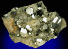 Pyrite on Quartz from Huancavelica, Peru