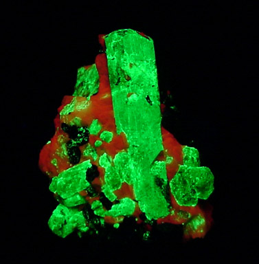 Willemite with Franklinite from Sterling Mine, Ogdensburg, Sterling Hill, Sussex County, New Jersey (Type Locality for Franklinite)