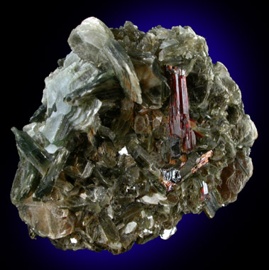 Muscovite with Rutile from Shelby, Cleveland County, North Carolina