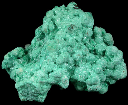 Malachite with Jarosite from Pioche District, Lincoln County, Nevada