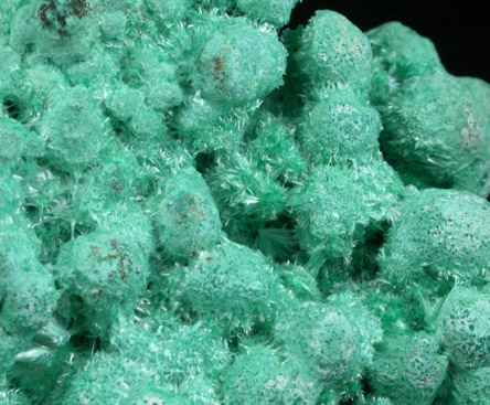 Malachite with Jarosite from Pioche District, Lincoln County, Nevada