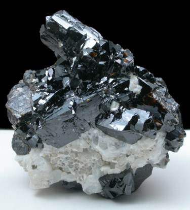 Cassiterite (twinned crystals) from Huanuni District, Dalence Province, Oruro Department, Bolivia