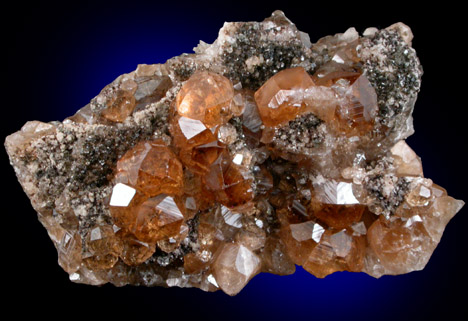 Grossular Garnet from Jeffrey Mine, Asbestos, Qubec, Canada