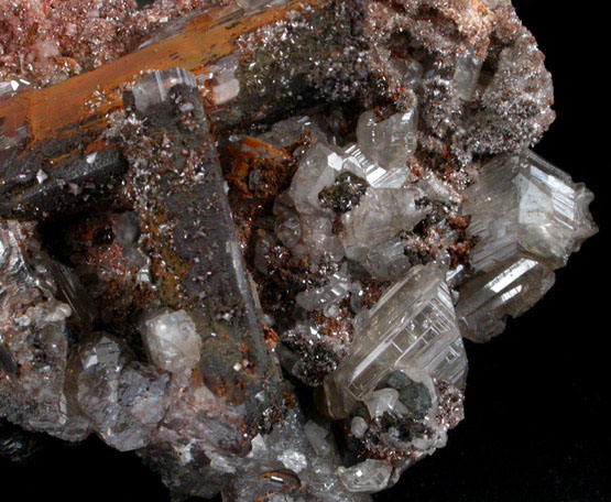 Cerussite with Heterogenite from Tsumeb Mine, Otavi-Bergland District, Oshikoto, Namibia