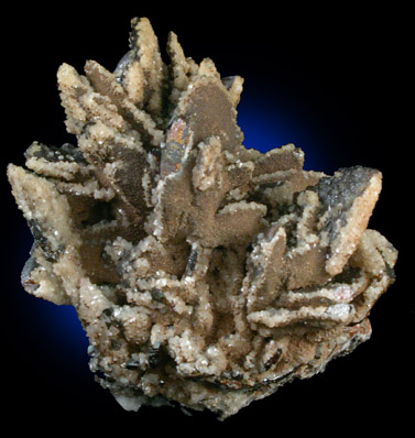 Descloizite with Smithsonite from Berg Aukas Mine, 16 km ENE of Grootfontein, Otavi Mountain Land, Namibia