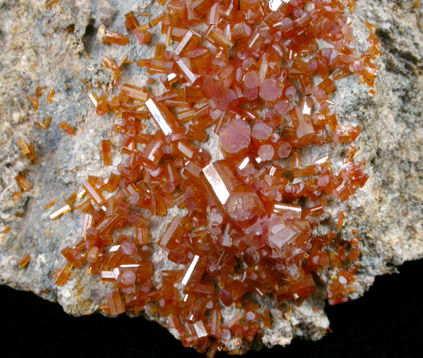 Vanadinite from Old Yuma Mine, west of Tucson, Pima County, Arizona