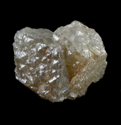 Diamond (20.14 carat crystal cluster) from Orapa Mine, south of the Makgadikgadi Pans, Botswana