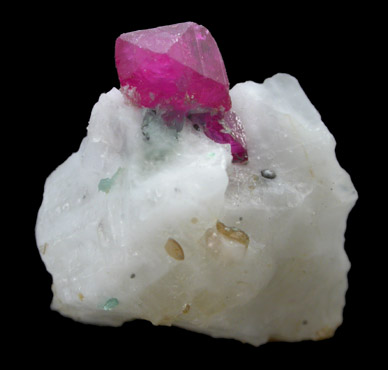 Corundum var. Ruby from Jegdalek, Sorobi District, Kabul Province, Afghanistan