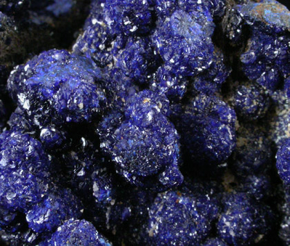 Azurite from Copper Queen Mine, Bisbee, Warren District, Cochise County, Arizona