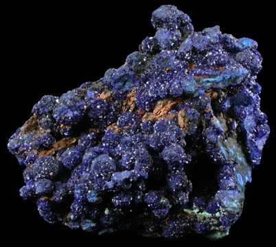 Azurite from Copper Queen Mine, Bisbee, Warren District, Cochise County, Arizona