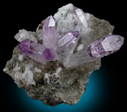 Quartz var. Amethyst from Piedra Parada, near Las Vigas, Tatatila, Veracruz, Mexico