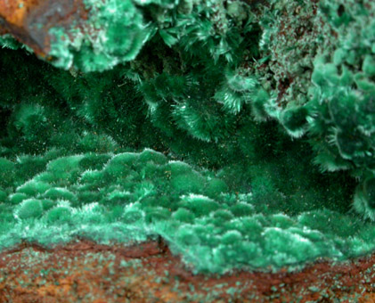 Malachite from Mina Ojuela, Mapimi, Durango, Mexico