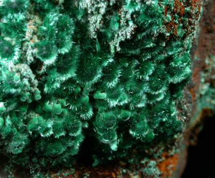 Malachite from Mina Ojuela, Mapimi, Durango, Mexico