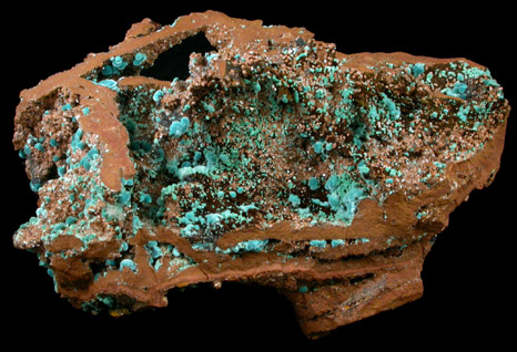 Rosasite from Mina Ojuela, Mapimi, Durango, Mexico