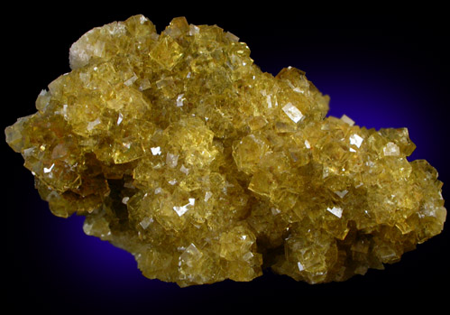 Fluorite with Calcite and Dolomite from Moscona Mine, Villabona District, Asturias, Spain