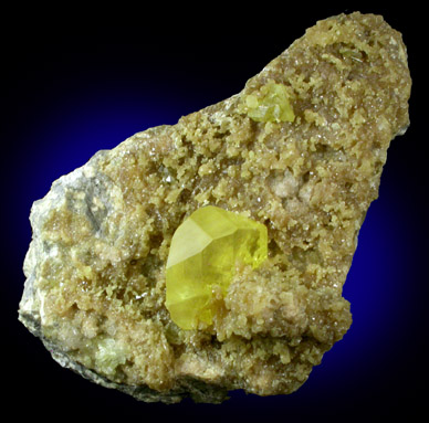 Sulfur from Agrigento District (Girgenti), Sicily, Italy