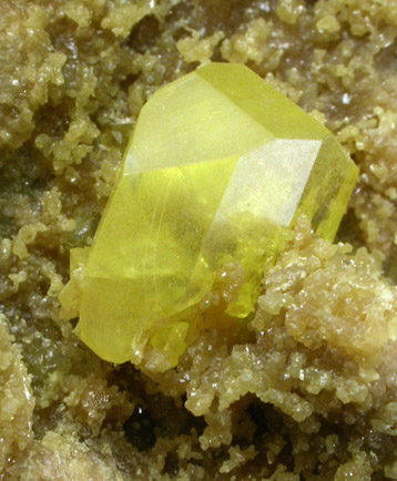 Sulfur from Agrigento District (Girgenti), Sicily, Italy