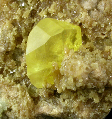 Sulfur from Agrigento District (Girgenti), Sicily, Italy