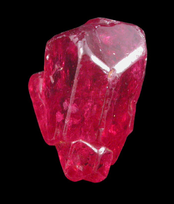 Spinel (twinned crystals) from Pein Pyit, Mogok District, 115 km NNE of Mandalay, Mandalay Division, Myanmar (Burma)