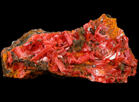 Crocoite from Dundas, Tasmania, Australia