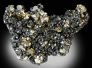Pyrite with Sphalerite var. Marmatite from Gilman District, Eagle County, Colorado