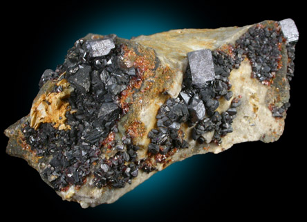 Galena and Sphalerite from Owl Mine, Baxter Springs, Cherokee County, Kansas