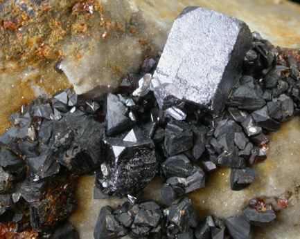 Galena and Sphalerite from Owl Mine, Baxter Springs, Cherokee County, Kansas