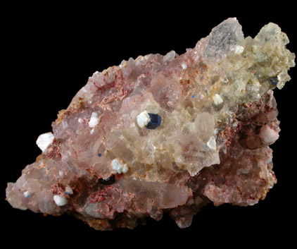 Boleite, Anglesite, Gypsum, Pseudoboleite from Amelia Mine, Boleo District, near Santa Rosalia, Baja California Sur, Mexico (Type Locality for Boleite and Pseudoboleite)