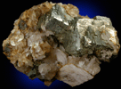 Pyrite, Dolomite, Pyrrhotite from Trepca District, 10 km east of Kosozska Mitrovica, Kosovo