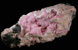 Rhodochrosite with Quartz, Sphalerite from Santa Rita Mine, Morococha District, Yauli Province, Lima Department, Peru