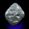 Diamond (9.55 carat octahedral crystal) from Northern Cape Province, South Africa