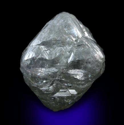Diamond (9.55 carat octahedral crystal) from Northern Cape Province, South Africa