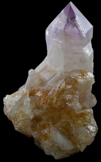 Quartz var. Amethyst from Diamond Hill, Ashaway, south of Hopkinton, Washington County, Rhode Island