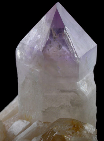 Quartz var. Amethyst from Diamond Hill, Ashaway, south of Hopkinton, Washington County, Rhode Island