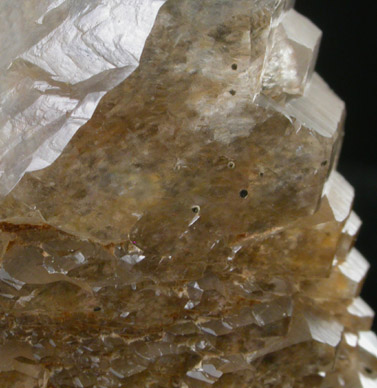 Calcite with Todorokite inclusions from Medford Quarry, Carroll County, Maryland