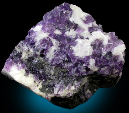 Fluorite in Calcite from Mount Pleasant Mills Quarry, Snyder County, Pennsylvania