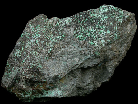 Tyrolite from McCauley Prospect #17, Lycoming County, Pennsylvania