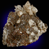 Calcite, Quartz, Hematite from Cinque Quarry, East Haven, New Haven County, Connecticut