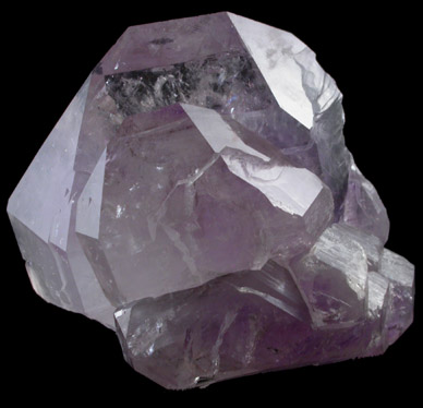 Quartz var. Amethyst from July 4th Pocket, Intergalactic Pit, Deer Hill, Stowe, Oxford County, Maine