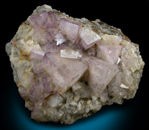 Fluorite with Ankerite from Alston Moor, Cumbria, England