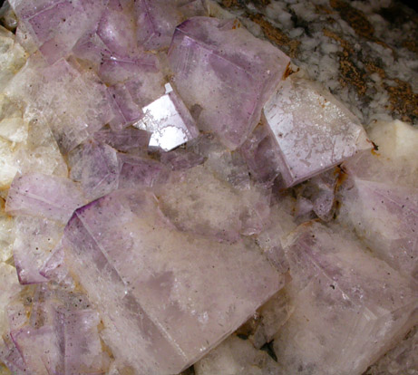 Fluorite with Ankerite from Alston Moor, Cumbria, England