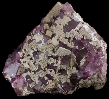 Fluorite with Quartz and Sphalerite from Cave-in-Rock District, Hardin County, Illinois