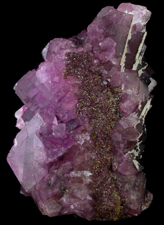 Fluorite with Quartz and Sphalerite from Cave-in-Rock District, Hardin County, Illinois
