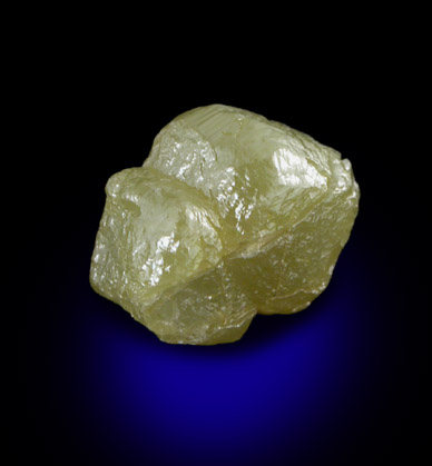 Diamond (3.73 carat complex cubic crystal) from Tshikapa, Kasai Province, Democratic Republic of the Congo