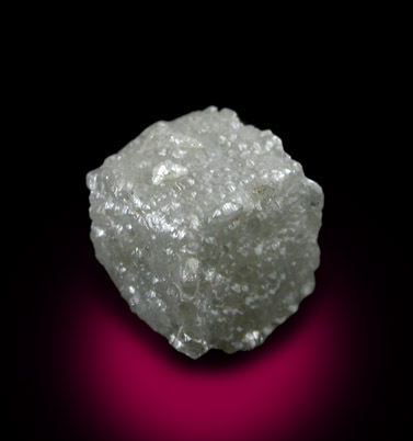 Diamond (3.52 carat cubic crystal) from Tshikapa, Kasai Province, Democratic Republic of the Congo