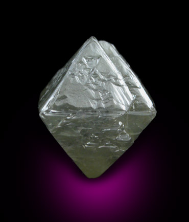 Diamond (2.09 carat octahedral crystal) from Ekati Mine, Point Lake, Northwest Territories, Canada