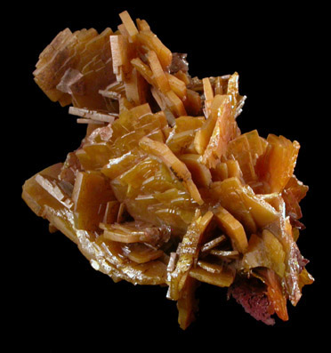 Wulfenite from Defiance Mine, Courtland-Gleeson District, Cochise County, Arizona